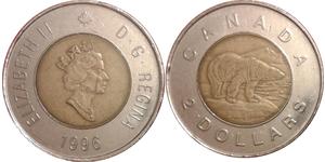 2 Dollar Kanada Nickel Elizabeth II (1926-2022)