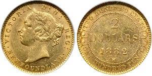 2 Dollar Canada Or Victoria (1819 - 1901)