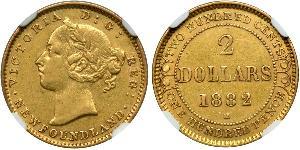 2 Dollar Canada Or Victoria (1819 - 1901)