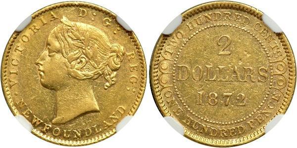 2 Dollar Canada Or Victoria (1819 - 1901)