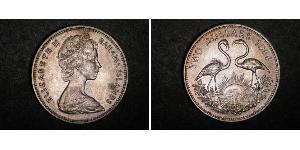 2 Dollar Bahamas Silber Elizabeth II (1926-2022)