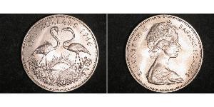 2 Dollar Bahamas Silber Elizabeth II (1926-2022)