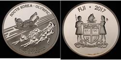 2 Dollar Fiji Silver 