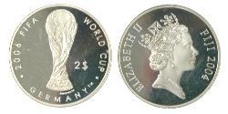 2 Dollar Fiji Silver Elizabeth II (1926-2022)