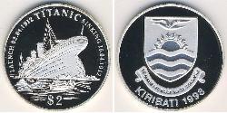 2 Dollar Kiribati Silver 