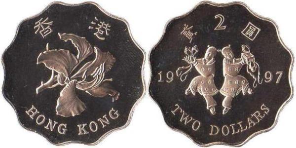 2 Dollar Hongkong  