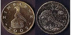 2 Dollar Zimbabwe (1980 - )  