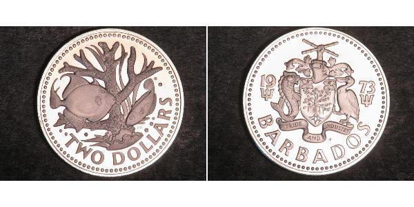 2 Dollar 巴巴多斯  