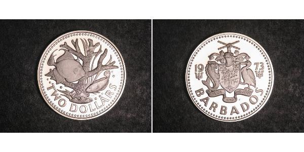 2 Dollar 巴巴多斯  