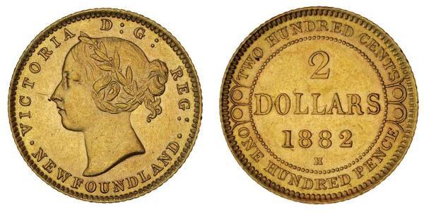 2 Dollar 加拿大 金 维多利亚 (英国君主)
