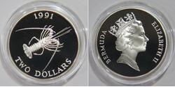 2 Dollar 百慕大 銀 