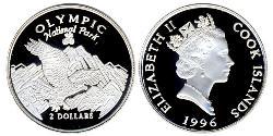 2 Dollar Cook Islands 銀 