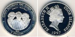 2 Dollar Cook Islands 銀 