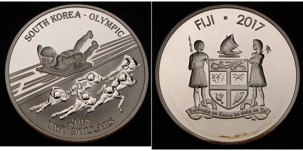 2 Dollar Fiji 銀 