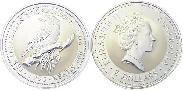 2 Dollar 澳大利亚 銀 伊丽莎白二世 (1926-2022)