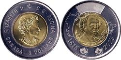 2 Dollar 加拿大 黃銅 伊丽莎白二世 (1926-2022)