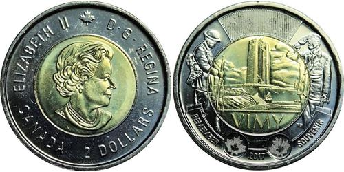 2 Dollar 加拿大 黃銅 伊丽莎白二世 (1926-2022)