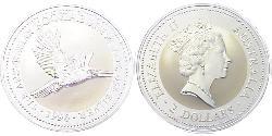 2 Dollaro Australia (1939 - ) Argento Elisabetta II (1926-2022)