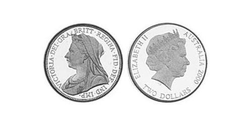 2 Dollaro Australia (1939 - ) Argento 