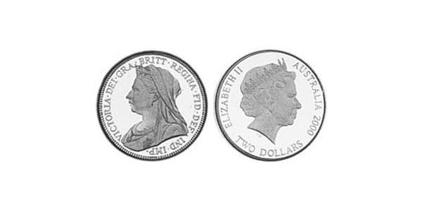 2 Dollaro Australia (1939 - ) Argento 