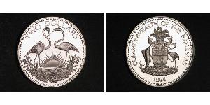 2 Dollaro Bahamas Argento 