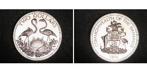 2 Dollaro Bahamas Argento 