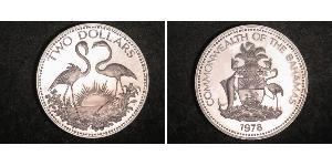 2 Dollaro Bahamas Argento 