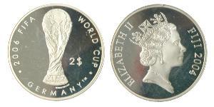 2 Dollaro Figi Argento Elisabetta II (1926-2022)
