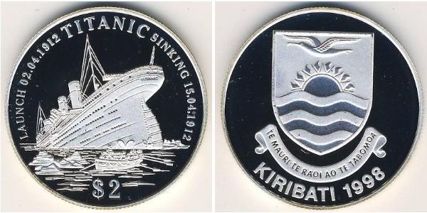 2 Dollaro Kiribati Argento 