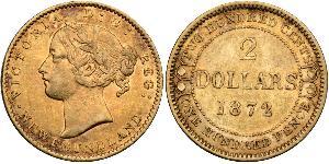 2 Dollaro Canada Oro Vittoria (1819 - 1901)