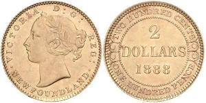 2 Dollaro Canada Oro Vittoria (1819 - 1901)