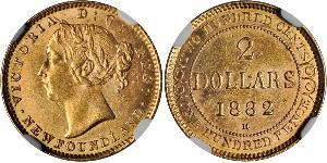 2 Dollaro Canada Oro Vittoria (1819 - 1901)