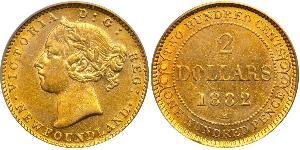 2 Dollaro Canada Oro Vittoria (1819 - 1901)