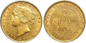 2 Dollaro Canada Oro Vittoria (1819 - 1901)