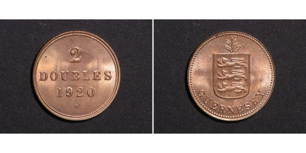 2 Double Guèrneseyi Bronze 