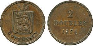 2 Double Гернси Бронза 