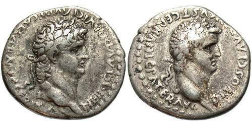 2 Drachm Römische Kaiserzeit (27BC-395) Silber Nero  (37- 68)