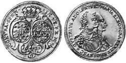2 Ducat Augsburg (1276 - 1803) Gold Maria Eleonora von Brandenburg(1599 – 1655) / Gustav II. Adolf (Schweden)(1594 – 1632)