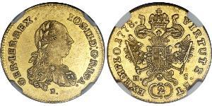 2 Ducat Holy Roman Empire (962-1806) Gold Joseph II, Holy Roman Emperor  (1741 - 1790)