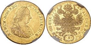 2 Ducat Holy Roman Empire (962-1806) Gold Maria Theresa of Austria (1717 - 1780)