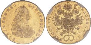 2 Ducat Holy Roman Empire (962-1806) Gold Maria Theresa of Austria (1717 - 1780)