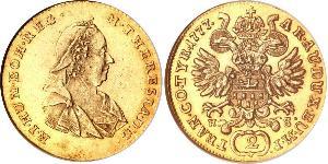 2 Ducat Holy Roman Empire (962-1806) Gold Maria Theresa of Austria (1717 - 1780)