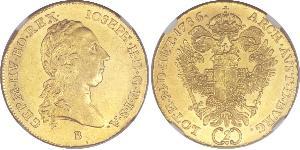 2 Ducat Holy Roman Empire (962-1806) Gold Joseph II, Holy Roman Emperor  (1741 - 1790)