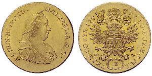 2 Ducat Holy Roman Empire (962-1806) Gold Maria Theresa of Austria (1717 - 1780)