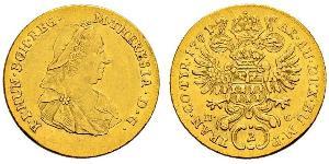 2 Ducat Holy Roman Empire (962-1806) Gold Maria Theresa of Austria (1717 - 1780)