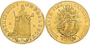 2 Ducat Kingdom of Hungary (1000-1918) Gold Maria Theresa of Austria (1717 - 1780)