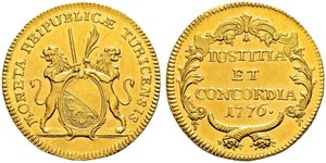 2 Ducat Schweiz Gold 