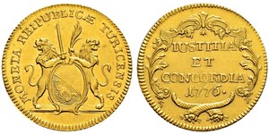 2 Ducat Schweiz Gold 