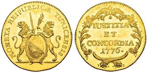 2 Ducat Schweiz Gold 