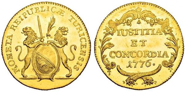 2 Ducat Schweiz Gold 